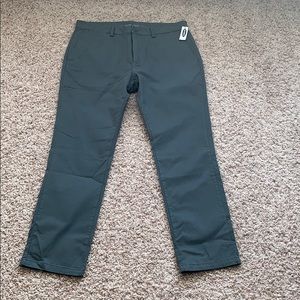 Old Navy green chinos